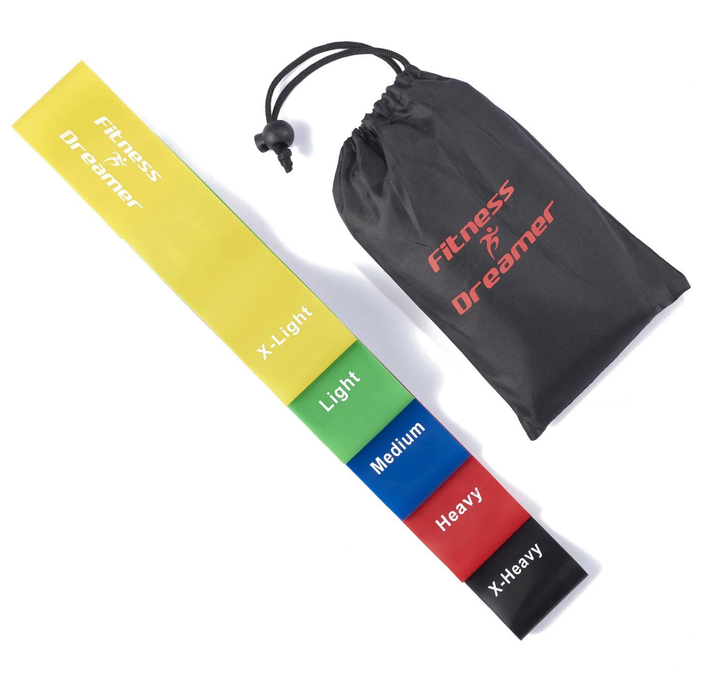 Bandas De Resistencia, Bandas De Bucle Para Ejercicio Y Bandas De Entrenamiento Por Juego De 5, Bandas De Fitness De 12 In. Para Entrenamiento O Terapia Física - Mejora La Movilidad Y La Fuerza