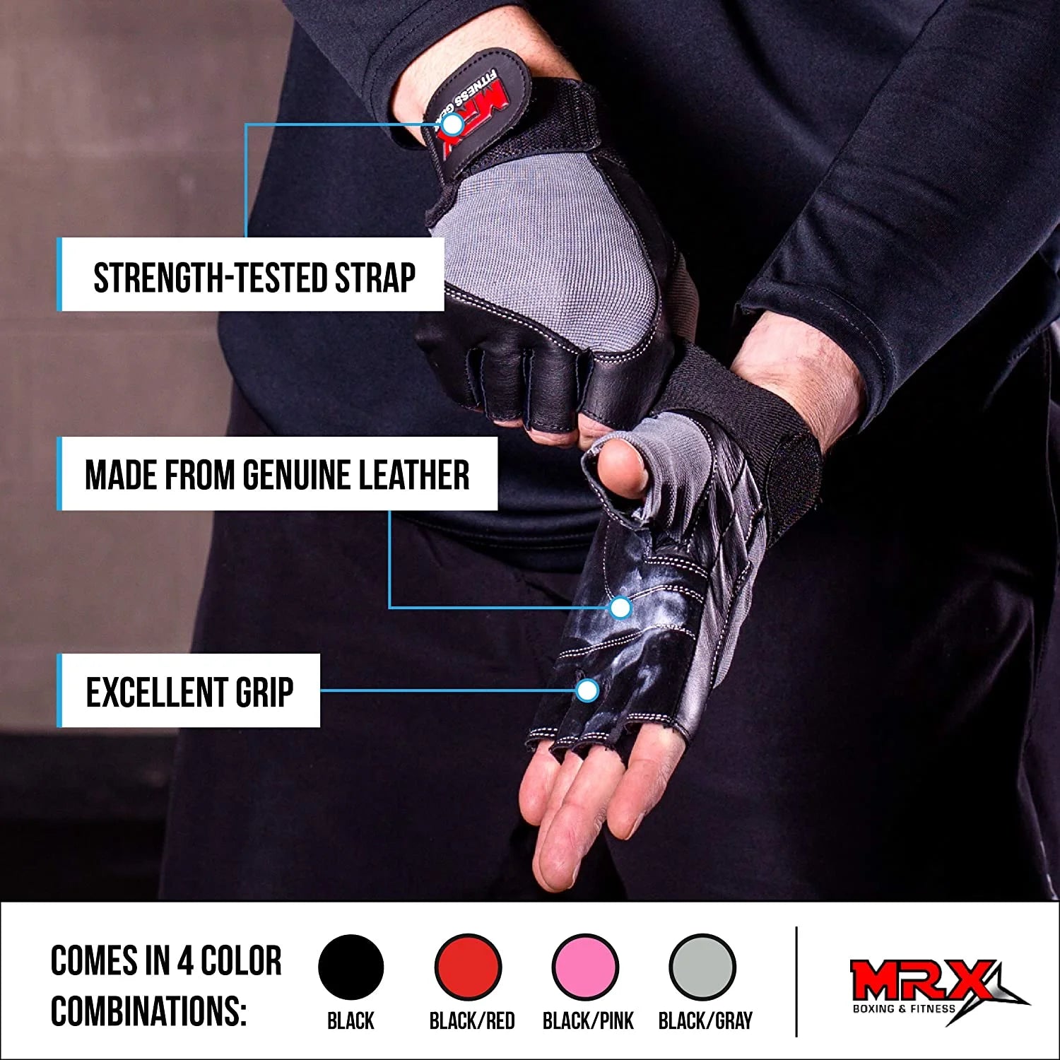 Guantes De Levantamiento De Pesas Para Gimnasio, Entrenamiento, Culturismo, Fitness, Hombres Y Mujeres, Gris, Talla S