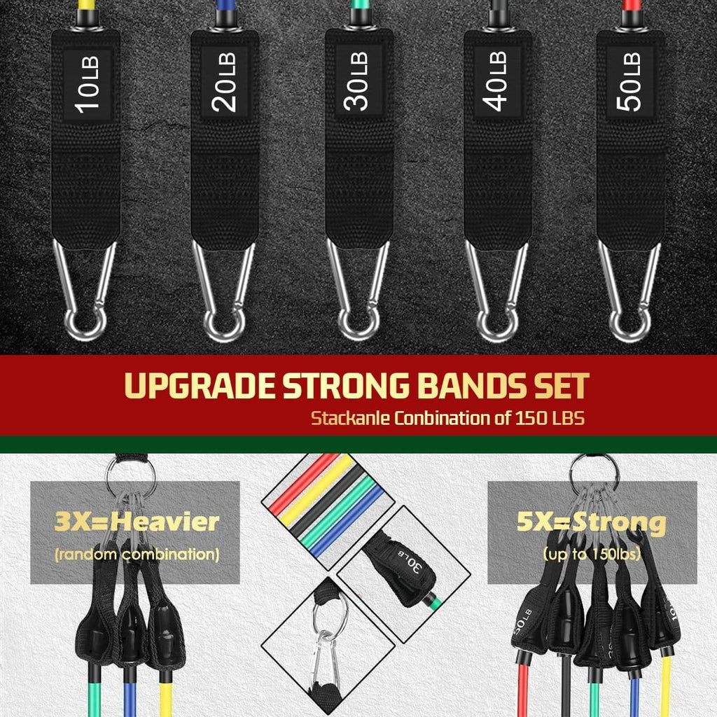 Bandas De Resistencia, Bandas De Ejercicio, Bandas De Resistencia Para Hacer Ejercicio Con Asas Para Hombre Y Mujeres, Bandas De Ejercicio Para Equipos De Entrenamiento De Fuerza En Casa