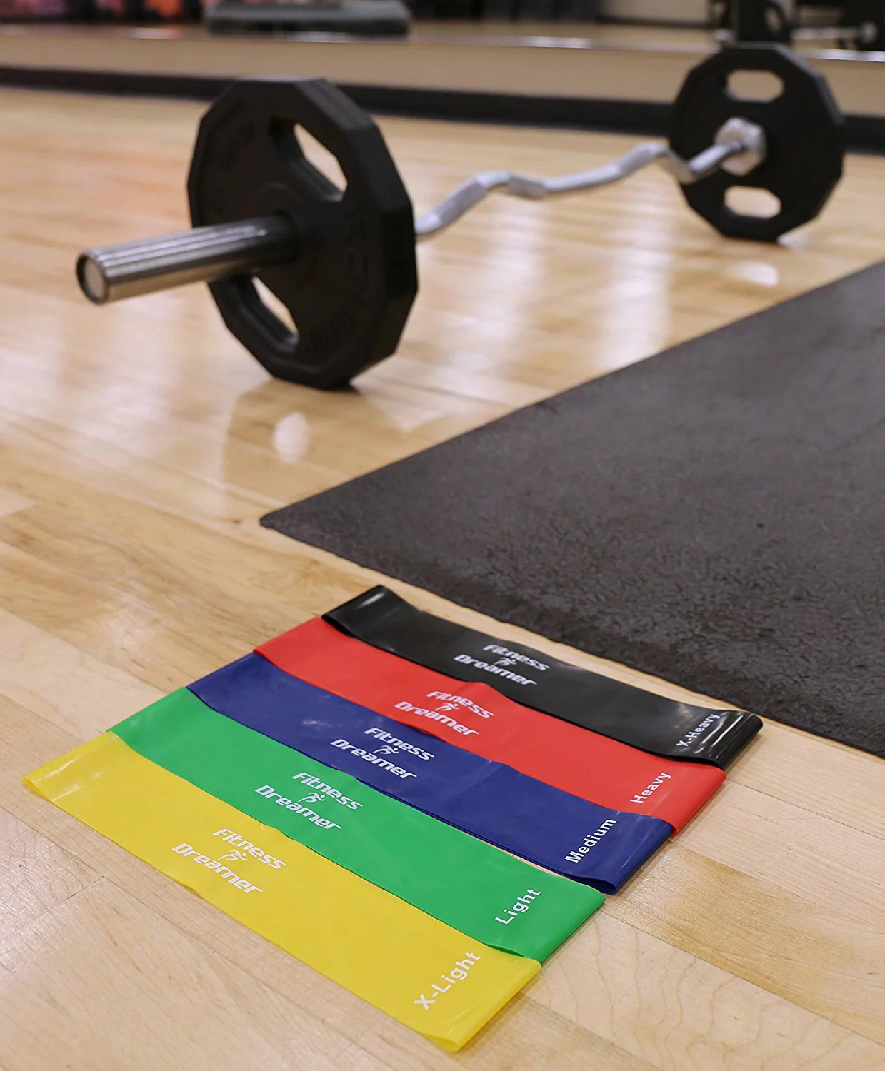 Bandas De Resistencia, Bandas De Bucle Para Ejercicio Y Bandas De Entrenamiento Por Juego De 5, Bandas De Fitness De 12 In. Para Entrenamiento O Terapia Física - Mejora La Movilidad Y La Fuerza